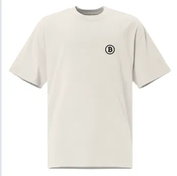 BTC Beach Club T-Shirt Oversized – Vorderseite Flat Lay