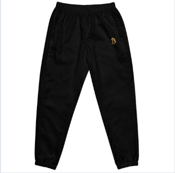 BTC Digital Gold Trainingshose – Flat Lay